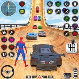 Ikon Crazy Car Stunts GT Ramp Games